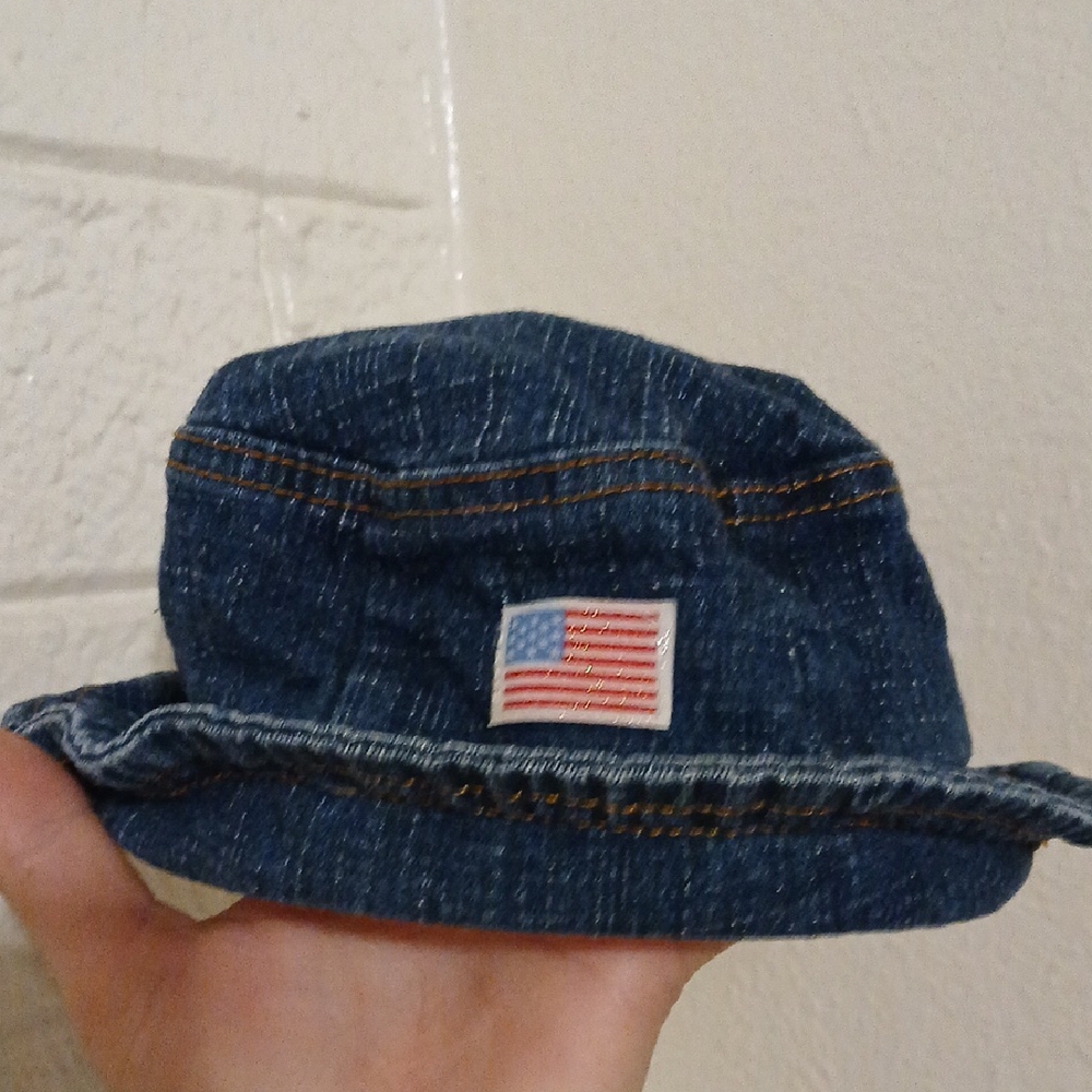 Vintage Y2K US Polo Assn Denim Bucket Hat.